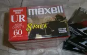 19 unused sealed blank TDK D90 D60 MAXELL UR 60 cassette tapes