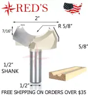 Tideway Carbide PRO LC09083208 2" Double Dragon Ball Bit 1/2" shank router bit