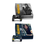 THE WALKING DEAD DARYL DIXON GRAPHICS VINYL SKIN SONY PS4 CONSOLE & CONTROLLER