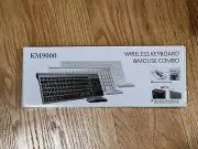 cimetech Wireless Keyboard and Mouse Combo Compact Full Size Pink Wireless Ke...