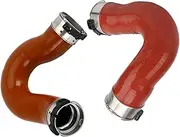 Intercooler Turbocharger Hoses,Compatible with Mercedes Benz Sprinter W906 CDI Boost Air Intake Hose 9065285082 9065285182(5082 and 5182)
