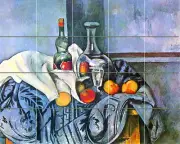 Art Paul C?zanne Bottle Wine Mural Ceramic Backsplash Tile #221