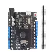 UNO R3 ATmega328P CH340 Type C USB Board Compatible with Arduino Black Rev 3.0