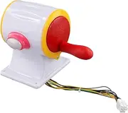 ZENWORYS 12V Fishing Hand Cranked Handle Joystick Catch Hunt Button Controller for Arcade Video Game Machine