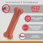 Nylabone Power Chew Dog Bones For Aggressive Chewers Tough Chew Toys For Dog Cat