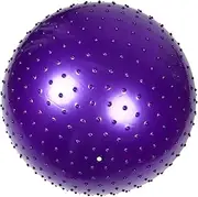 SUPVOX Yoga Massage Ball Yoga Ball Exercise Balls for Working Out Slip Resistant Gym Ball Workout Massage Ball Spiky Stability Ball Gym Balls Exercise Workout Pilates Ball Purple