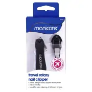 Manicare Travel Rotary Nail Clipper with File