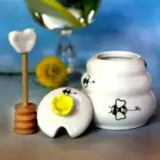 Kate Aspen Honey Pot with Dipper - Meant to Bee NEW
