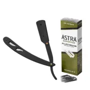 Barber Cut Throat Straight Razor Beard Shaving Knife Stainless STEEL Astra Blade