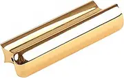ULDIGI Rb Golden Stainless Steel Hawaii Guitar Slide Bar Stick Ergonomic Design for Enhanced Control and Clarity for Lap Guitar Playing and Techniques