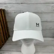 Under Armour UA Men's ISO Chill White Strapback Cap Hat NWT