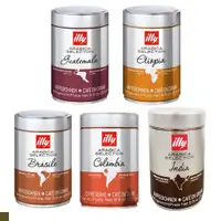 在飛比找松果購物優惠-illy 風味 單品 咖啡豆 250g(印度/巴西/哥倫比亞