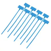 250pcs Marker Cable Zip Ties, 6.5'' Self-Locking Nylon Labels Zip Tie, Blue