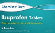 Chemists Own Ibuprofen 200mg New Formulation For Pain & Inflammation 24 Tablets