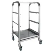 Vogue 3 Tier Glass Racking Trolley for 425mm Baskets - Racking Trolleys (CL269) - CL269