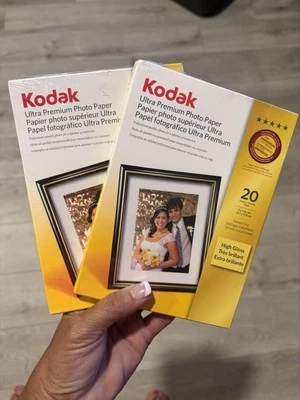 40 Sheets - KODAK 5x7 Ultra Premium Glossy Photo Paper