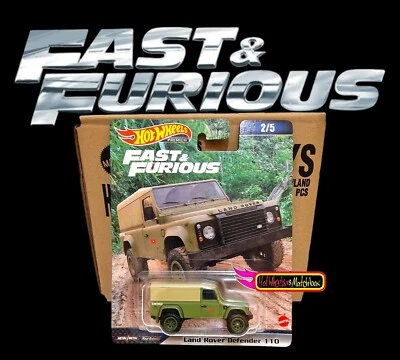 Hot Wheels LAND ROVER DEFENDER 110 FAST AND FURIOUS PREMIUM D CASE 2023