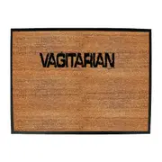 Vagitarian - Funny Novelty Doormat Man Cave Floor mat