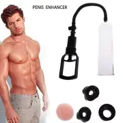 Beginner 8" Penis Pump Male Penis Enlarger Sleeves Penis Extender Growth Bigger