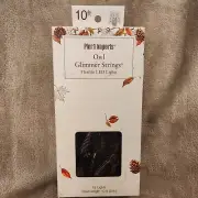 Pier 1 Imports 10' LED Bronze Metal 1.75" Owl Glimmer String 15 Lights Timer NIB