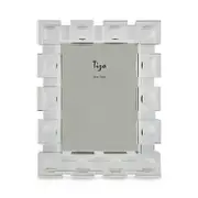 Tizo Clear Cubes Crystal Glass 5 x 7 Picture Frame