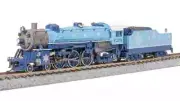 Broadway Limited 8079 N scale Light Pacific 4-6-2 Locomotive Christmas Scheme
