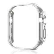 Nevenka PC Protective Frame for Apple Watch 8 Ultra-Silver