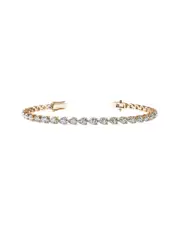Lab Grown Diamonds 14K Rose Gold 16.50 ct. tw. Lab-Grown Diamond Bracelet
