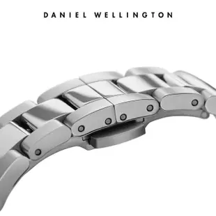 【Daniel Wellington】DW 手錶 Iconic Link 36mm/40mm精鋼錶 耀目亮銀(DW00100204)