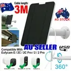 4W Solar Panels Wall Mount 13ft Power Cable for Eufy Eufycam Cam E/2C/E/2 Pro 9B