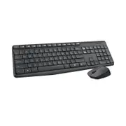 Logitech Mk235 Wireless Keyboard And Mouse Combo 2.4Ghz Compact Long Battery Life 8 Shortcut Keys Usb Cables Hubs & Adapters