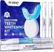 DrDent Professional LED Gel Pen Teeth Whitening Sensitive Formula 30+ Sessions