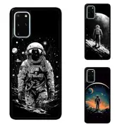 Anti scratch Cover moon space astronaut For Samsung S21 S22 S23 S24 Ultra FE