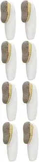 [Healeved] 4sets Makeup Brushes Set Foundation Makeup Brush Portable Beauty Tool Kit for Women 2pcs*4