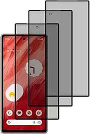 [HKKAIS] [3 Pack Privacy Screen Protector Designed For Google Pixel 7a 5G Anti Spy Private Tempered Glass Film