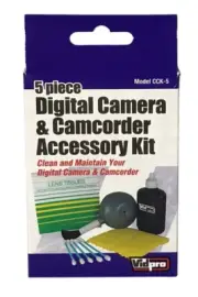 5 Piece Digital Camera & Camcorder Accessory Kit Model CCK-5 Vidpro Clean