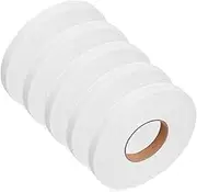WEKAMOS 5pcs Fusible Non-Woven Fabric Strips for Clothing Repairs Versatile Interfacing for Sewing Iron Backing for Crafting White