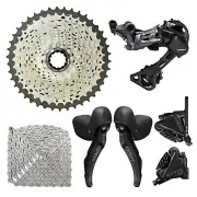 Shimano GRX 1x11 Spd ST-RX600 BL-RX600 RD-RX812 XT CS-M8000 11-42T 120L GroupSet
