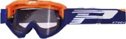 3450 Blue / Orange Riot OTG Goggles - Light Sensitive Lens PrG. 3450LS-19FORBU
