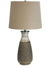 [Oriel Lighting] Potton Ceramic Table Lamp Ivory