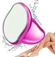 QCSJHJX Crystal Hair Eraser Reusable Silky Mild Epilators Epilators Painless Exfoliation Magic Hair Remover for Arms Legs Back - Fast Easy Portable Hair Remover Tool for Women & Men (Purple)