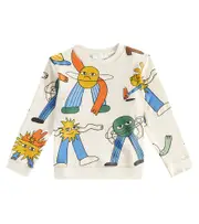 [Stella McCartney Kids] Stella McCartney Kids Printed cotton jersey sweatshirt Y 2 multicoloured