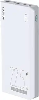 ROMOSS Sense6F 20000mAh Power Bank, Fast Charging 22.5W & PD 20W USB C Portable Charger, 3 Outputs External Battery Pack for iPhone 16/15/14, Samsung S24/S23/S22, iPad, Most Phones and Smart Devices