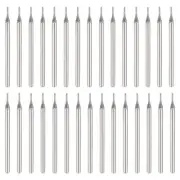 30pcs 0.7mm Diamond Hole Saw Cylindrical Grinding Drill Bits with 2.35mm Shank
