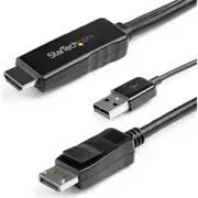 StarTech.com HD2DPMM2M 4K 30Hz - Active HDMI to DisplayPort Cable - 2m (6ft) - [HD2DPMM2M]