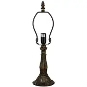 Small Table Lamp Base Replacement Only 15 Inch Tall, Fit for 6-10 Inch Tiffan...