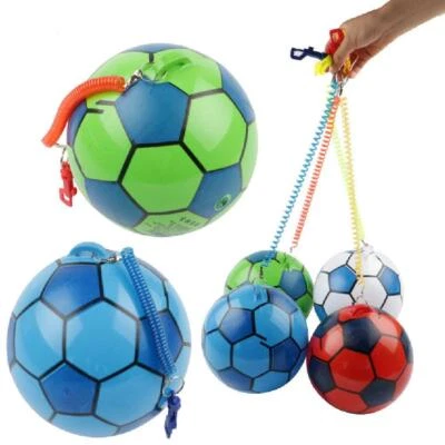 Kids Soccer Ball Training Ball Practice Toy Inflatable Toy Ball With Chain Best