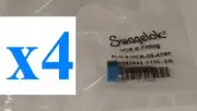 x4 NEW 6LV-4-VCR-3S-4TB7 Swagelok 316L Fitting 1/4 IN VCR X 1/4 X 0.035 IN TBW
