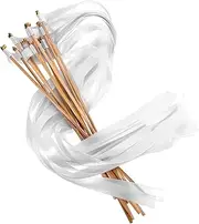 Angoily 30pcs Ribbon Fairy Wands with Bells for Birthday Wedding and Festival Celebrations Creative Unique Present for Family