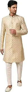 [Lady Dwiza] Men Indian Pakistani Party Wear Semi Indo-Western Ethnic Wedding Sherwani for Groom